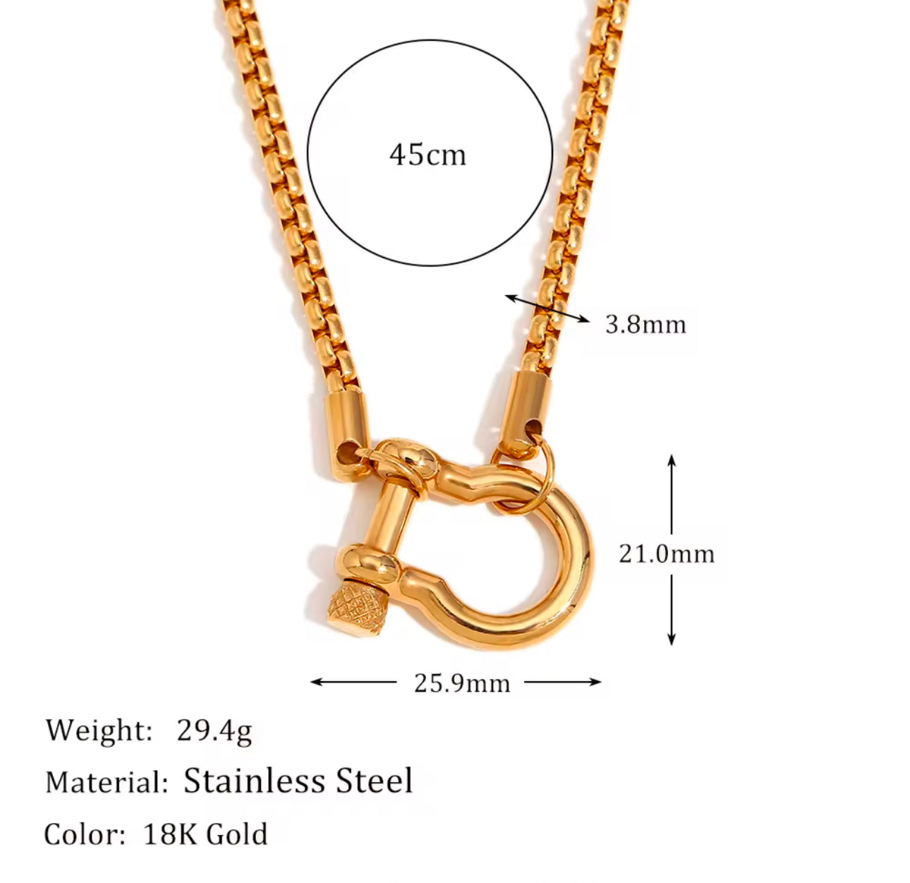 Chains of Command Necklace