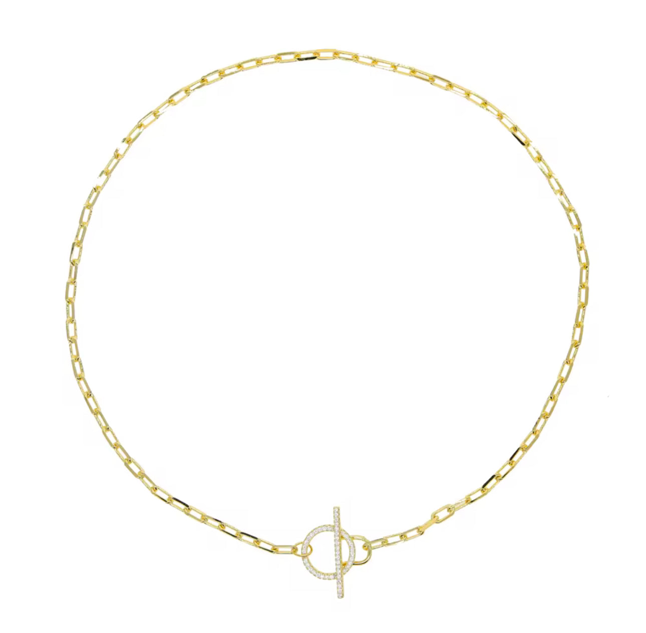 Paper Clip Chain Necklace