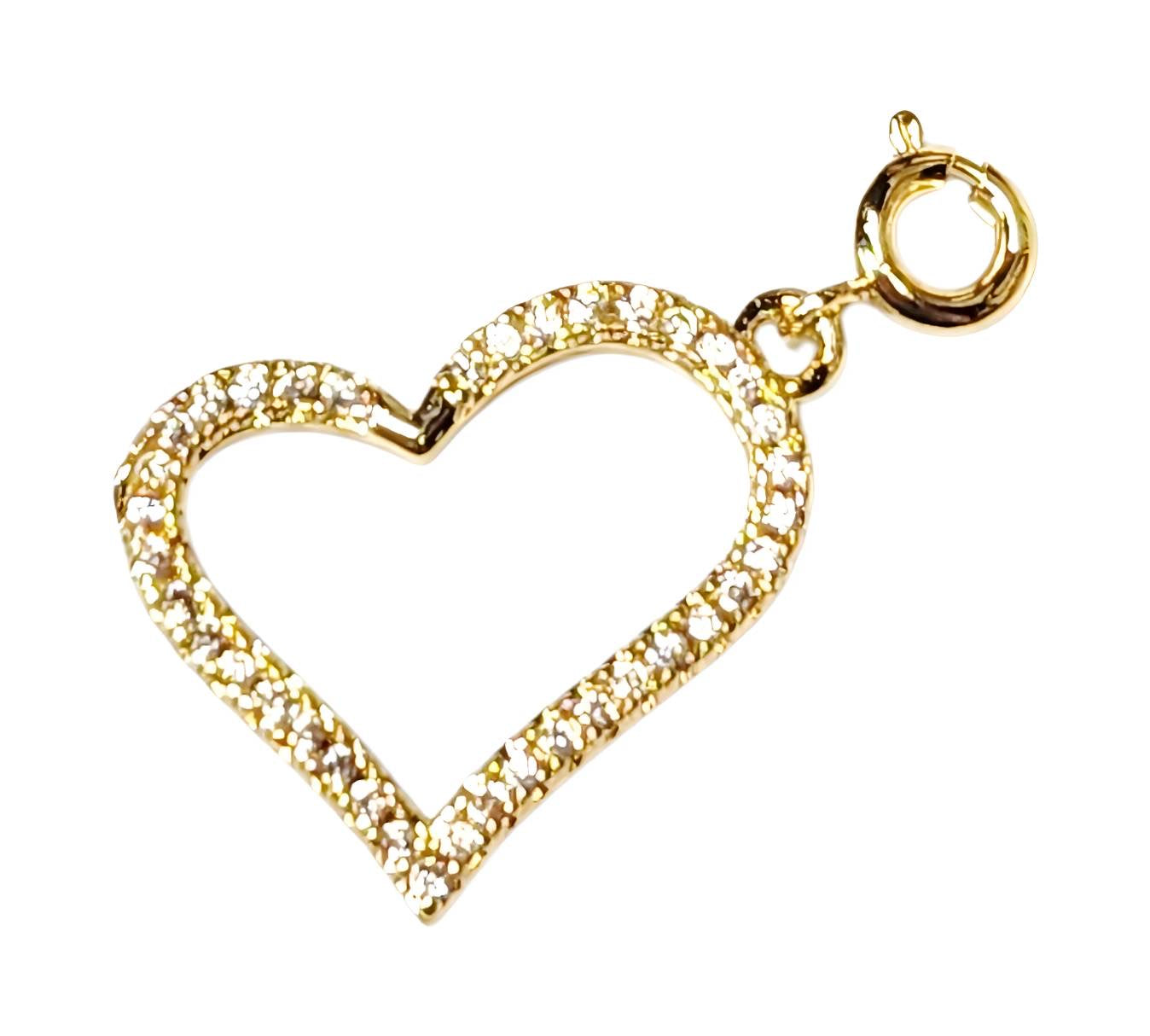 Cherish Glow Heart charm
