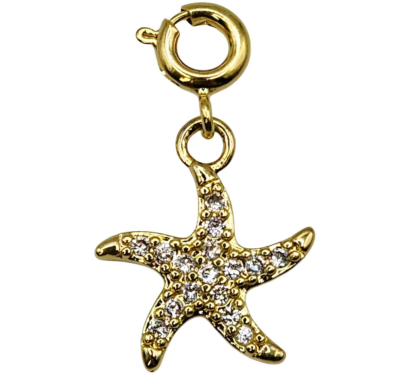 Gold Star Charm