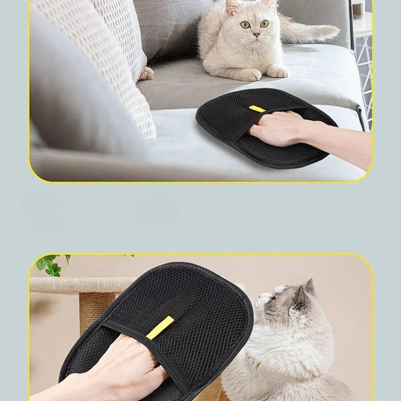 Pet Hair Remover Portable Dehairing Gloves