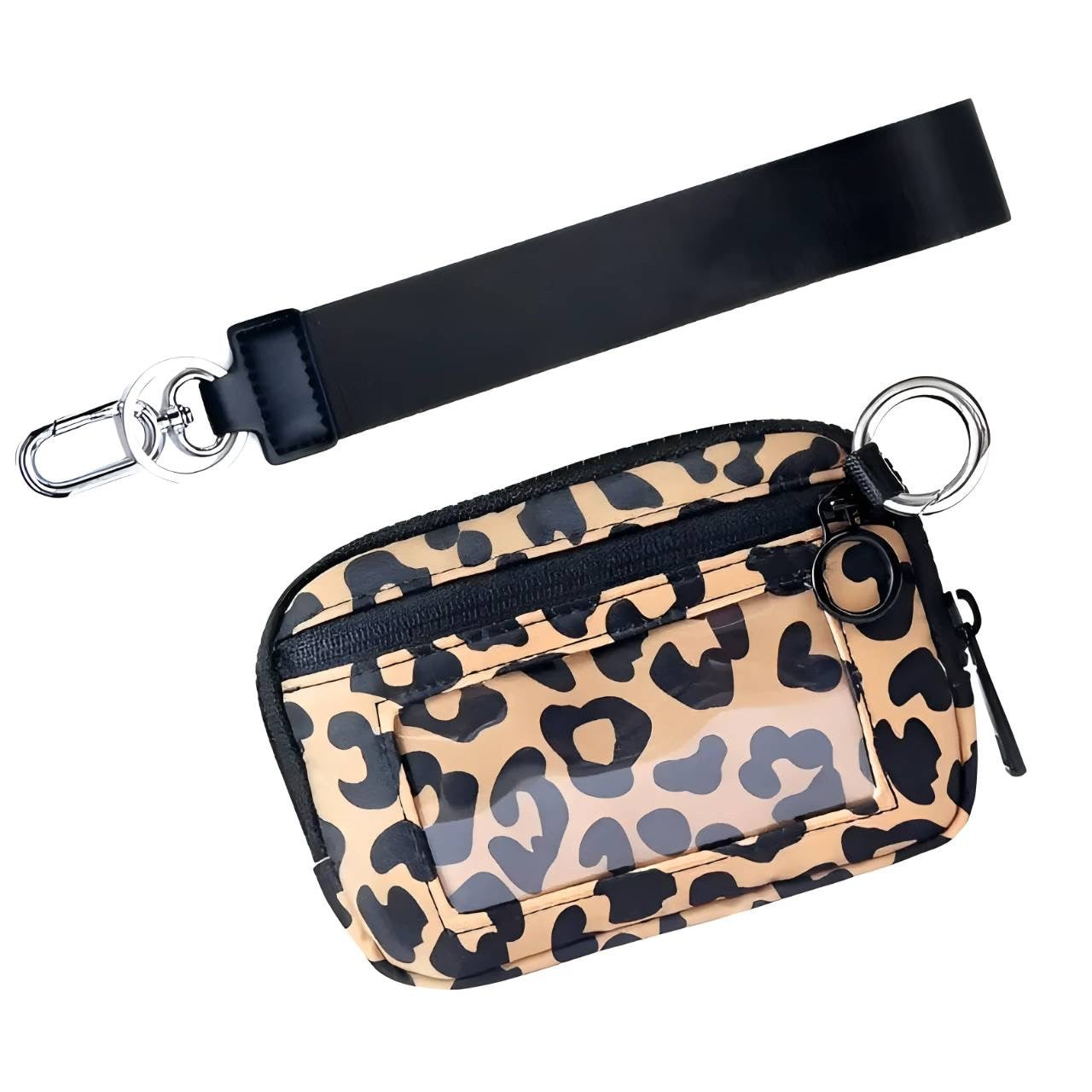 Leopard Wristlet Wallet