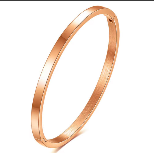 Rose Gold Plated Cubic Zirconia Bracelet