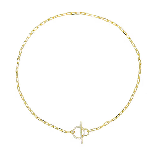 Paper Clip Chain Necklace
