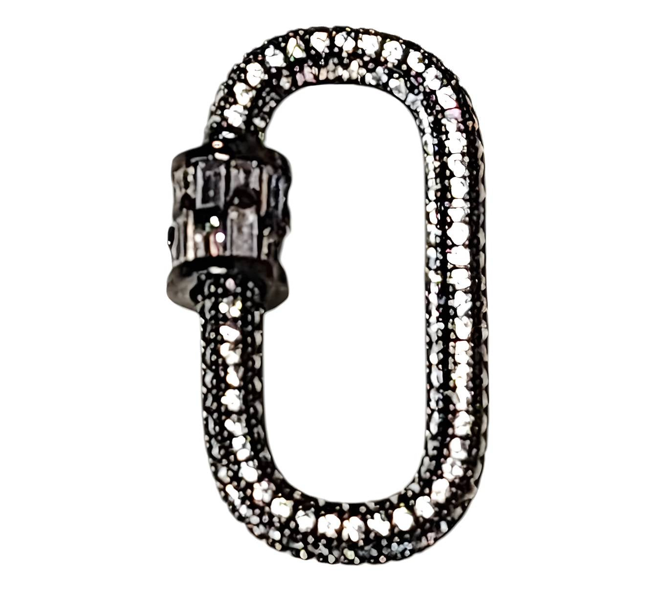 Charm holder Hematite