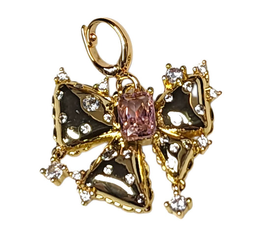 Blush Bow Charm