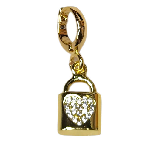 Lock Heart Charm