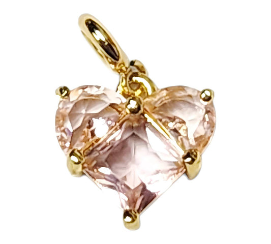 BlushFire Heart charm
