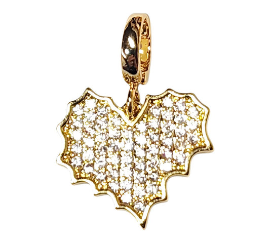 Fractured Frame Heart charm