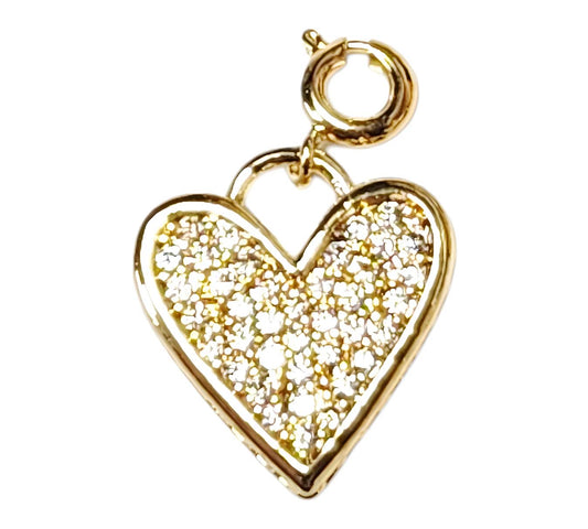 Gilded Heartlight charm