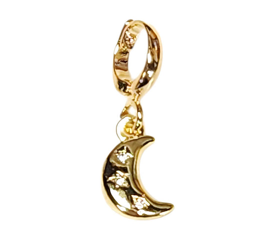 Golden Crescent Charm