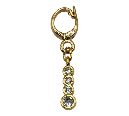 Lustrous Drop Pendant Charm
