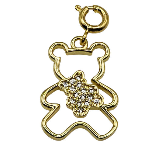 Gold Bear Charm