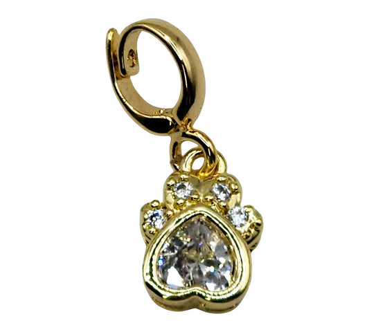 Gold Paw Charm