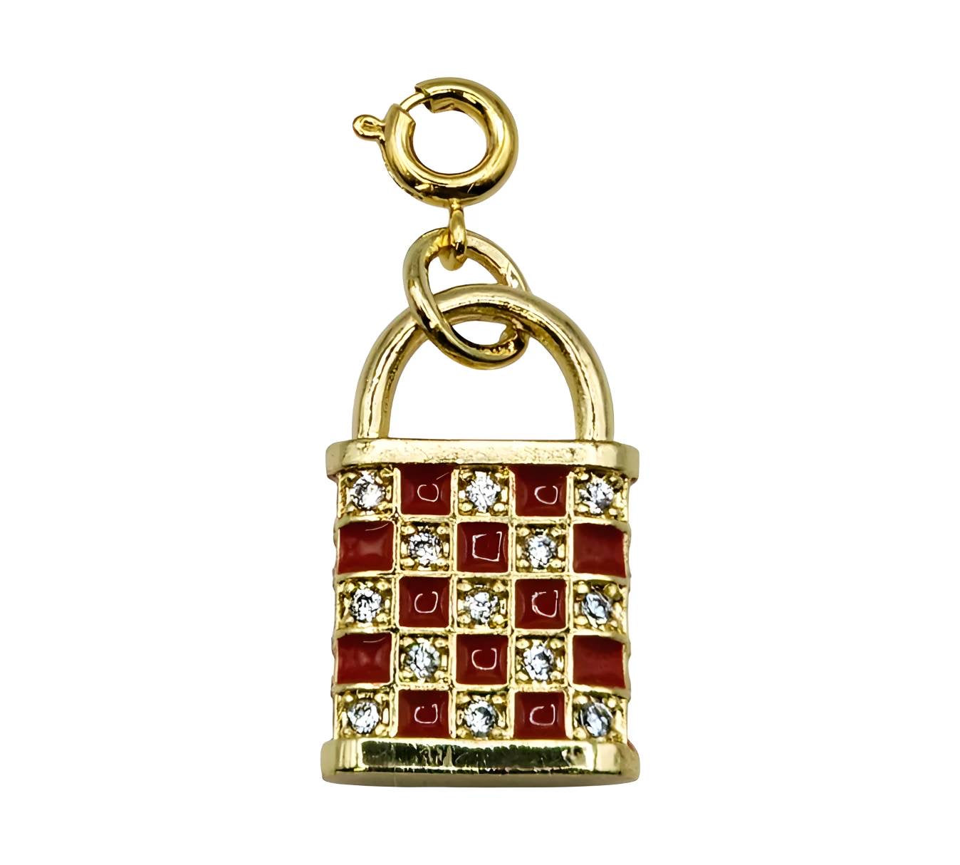 Red Lock Charm