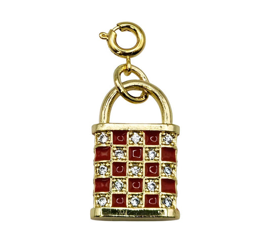 Red Lock Charm
