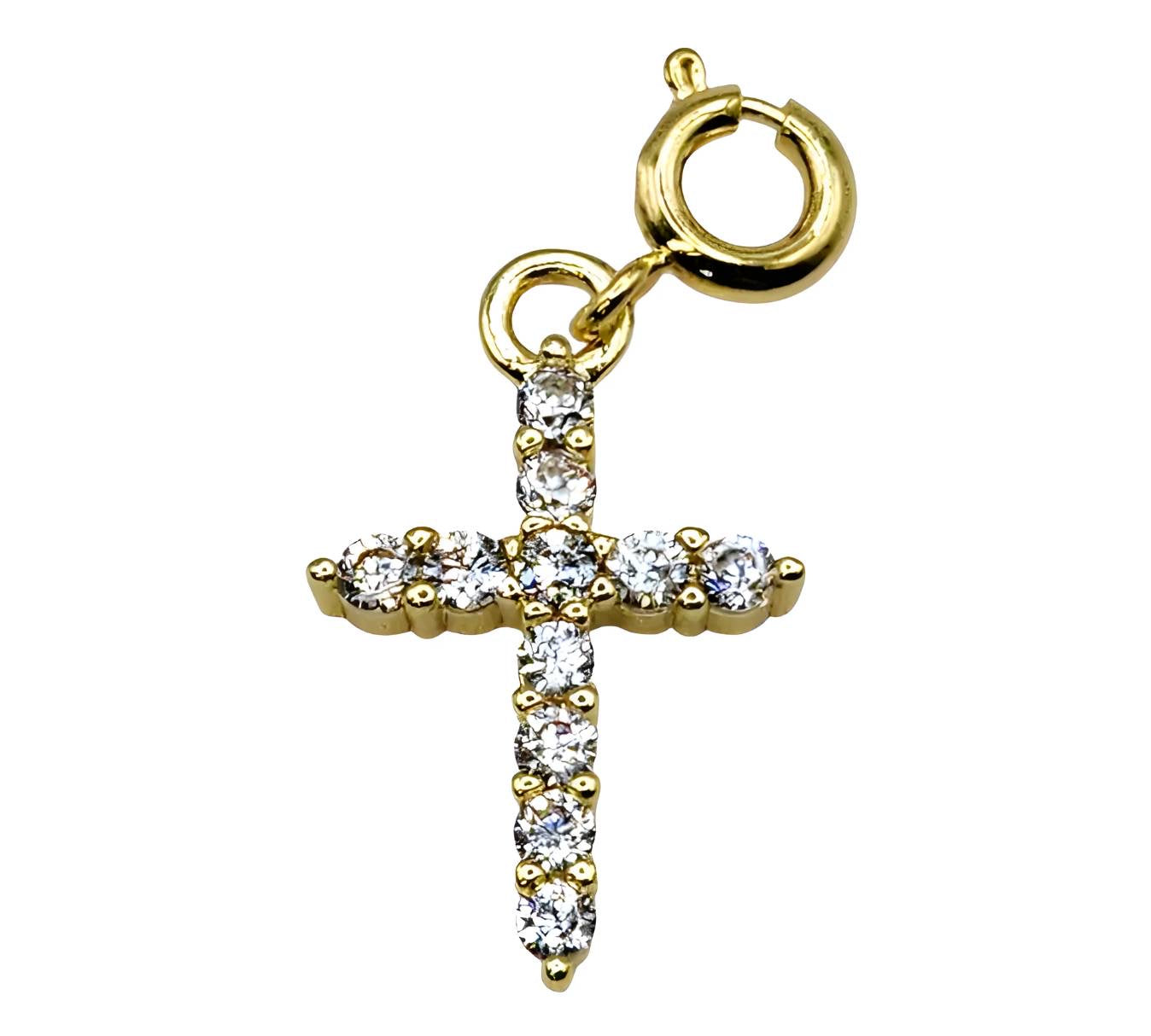 Radiant Cross Charm