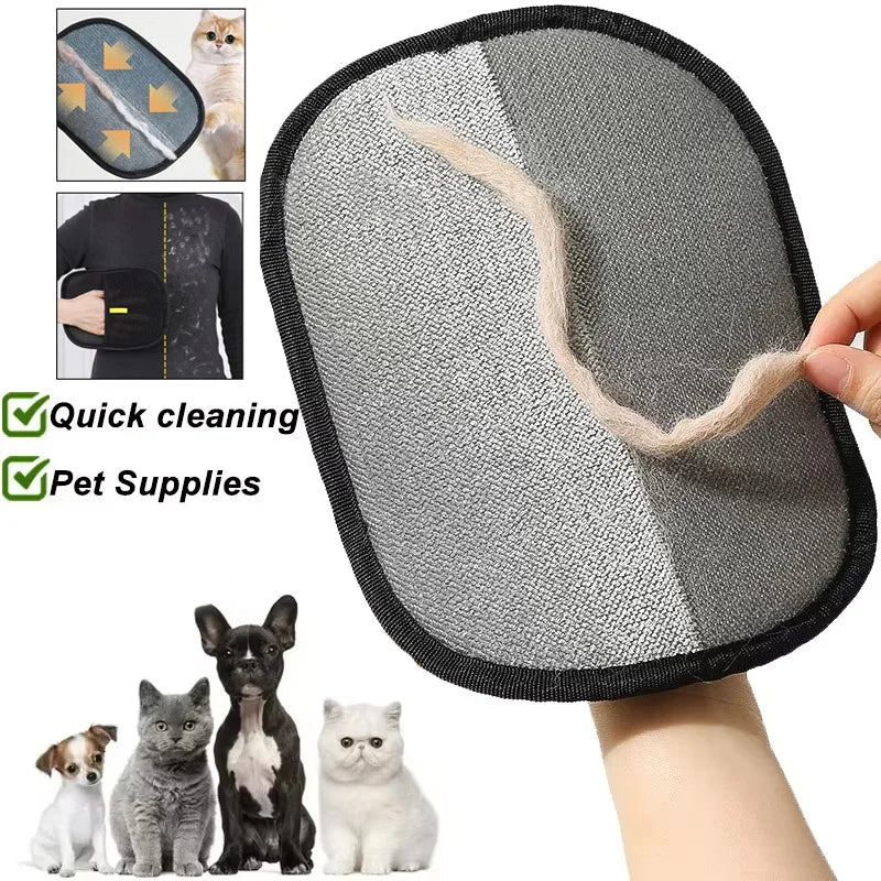 Pet Hair Remover Portable Dehairing Gloves