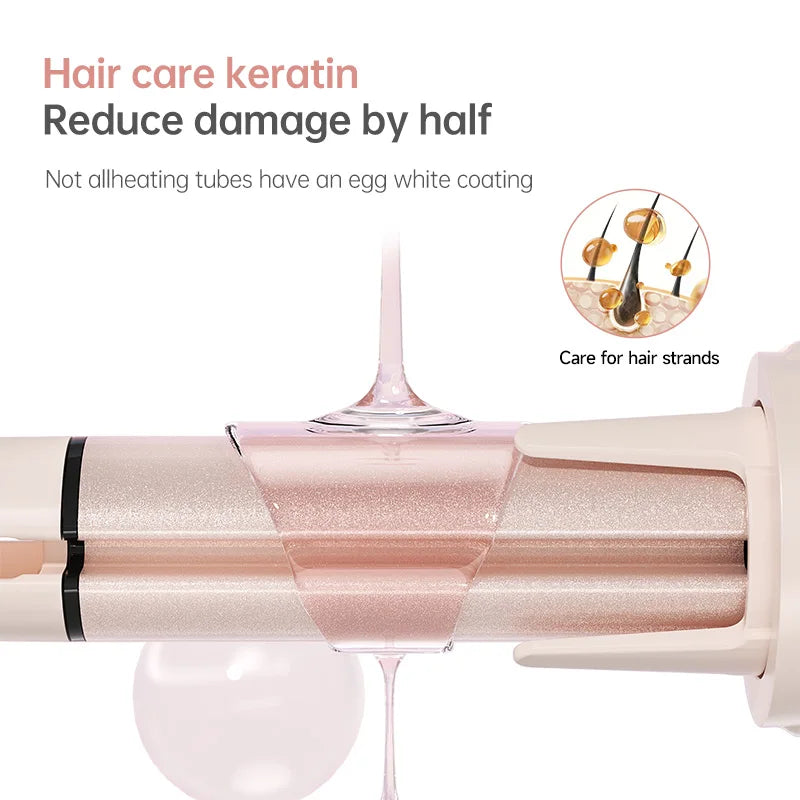 Automatic Ceramic Hair Curler – 40mm Large Waves