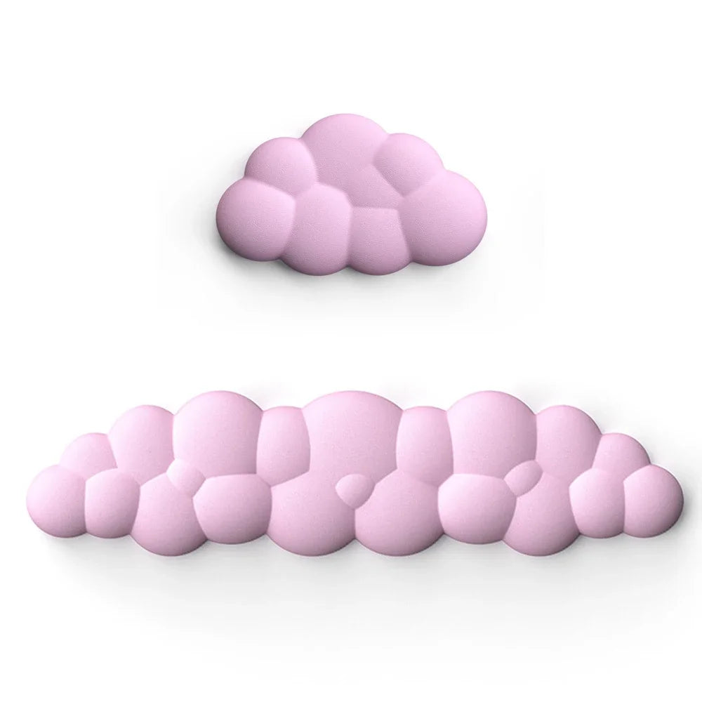 Ergonomic Cloud Wrist Rest Mouse Pad & Keyboard Support