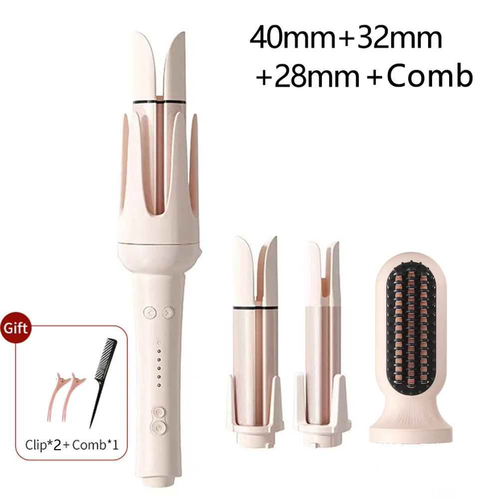 Automatic Ceramic Hair Curler – 40mm Large Waves