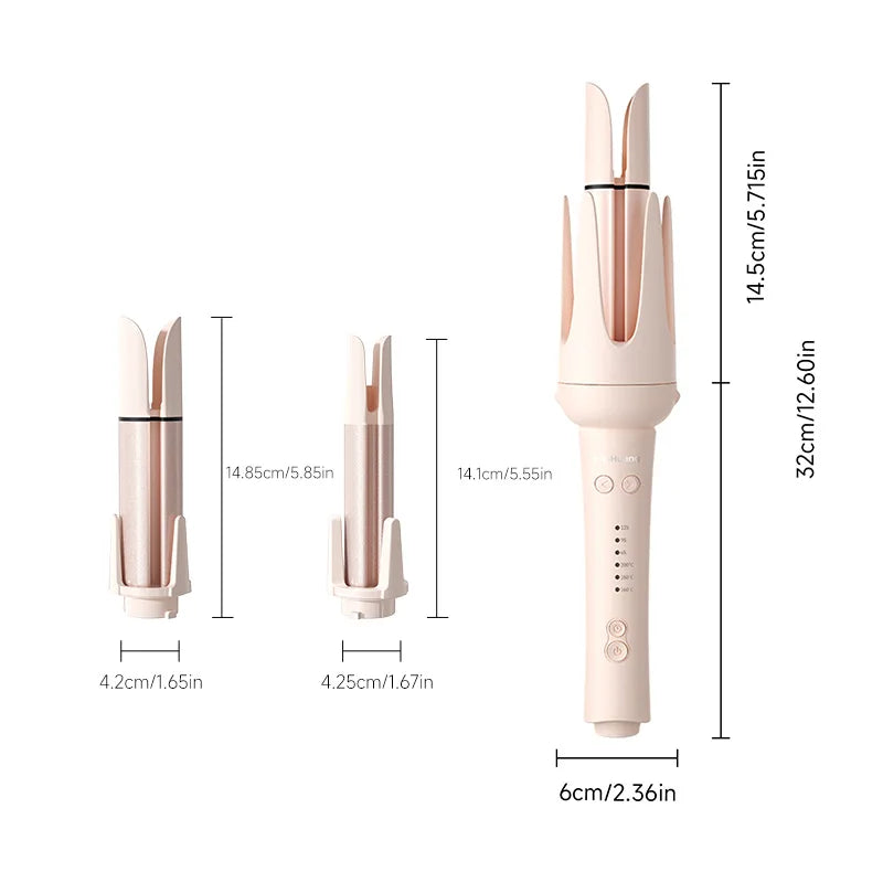 Automatic Ceramic Hair Curler – 40mm Large Waves