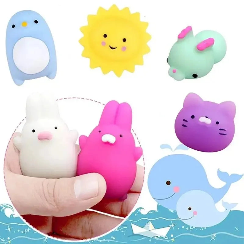 20 Pcs Random Cute Animals Vent and Relieve Stress with Toys