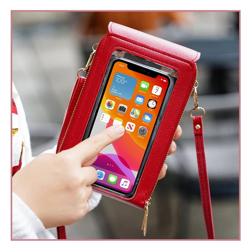 Touchscreen Phone Crossbody Bag