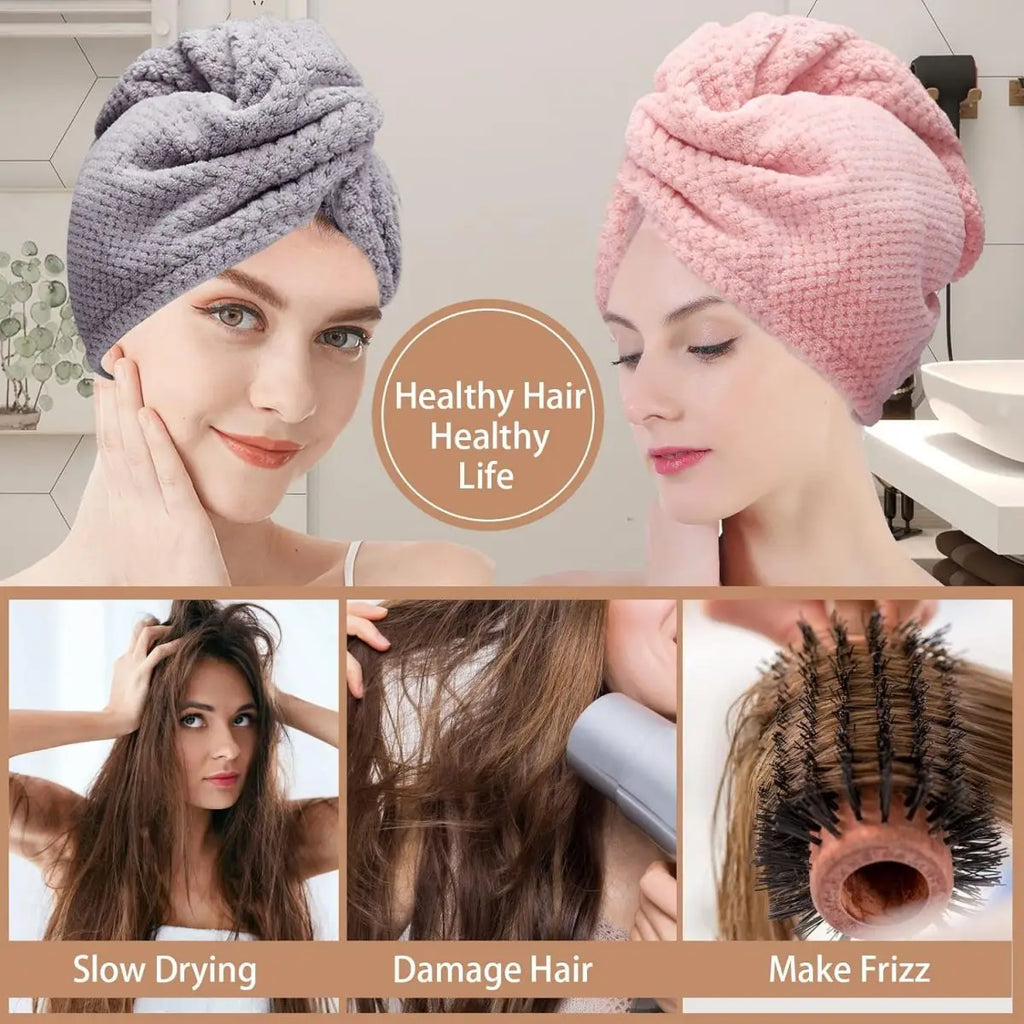 Textured Hair Towel Wrap