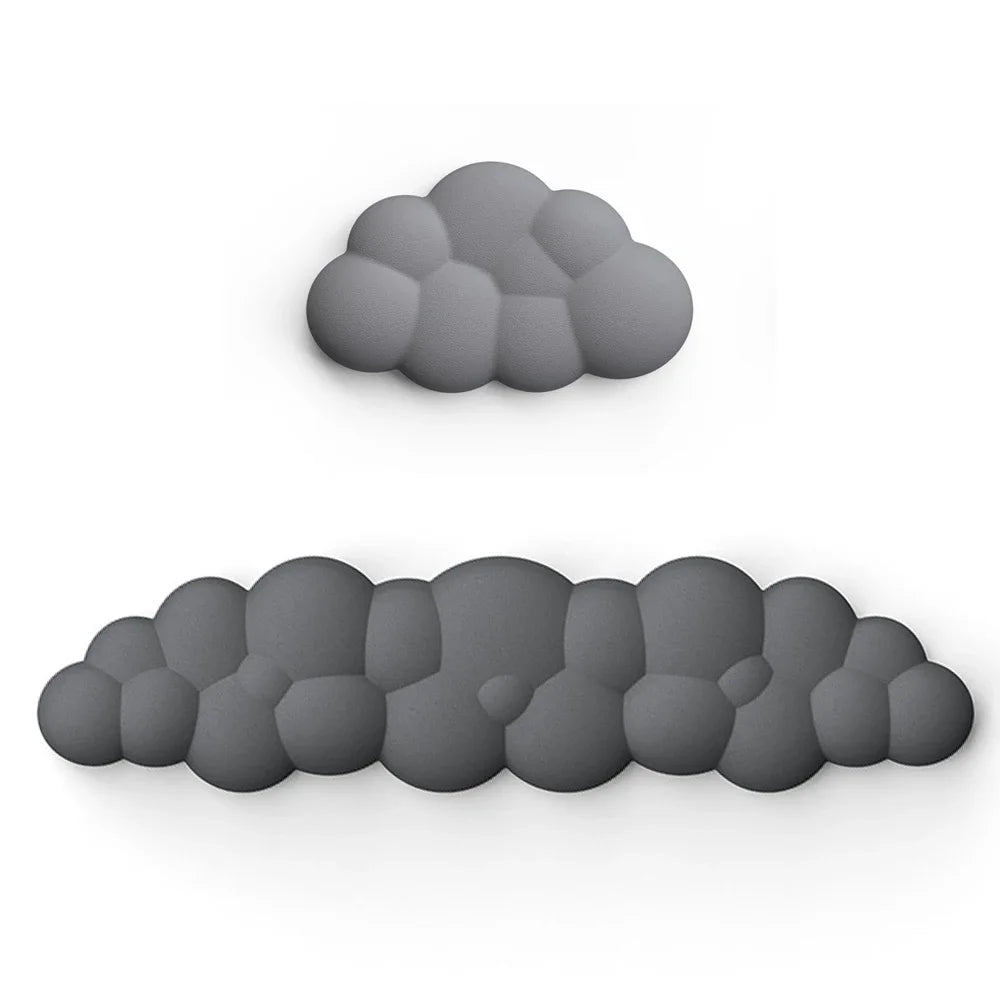 Ergonomic Cloud Wrist Rest Mouse Pad & Keyboard Support