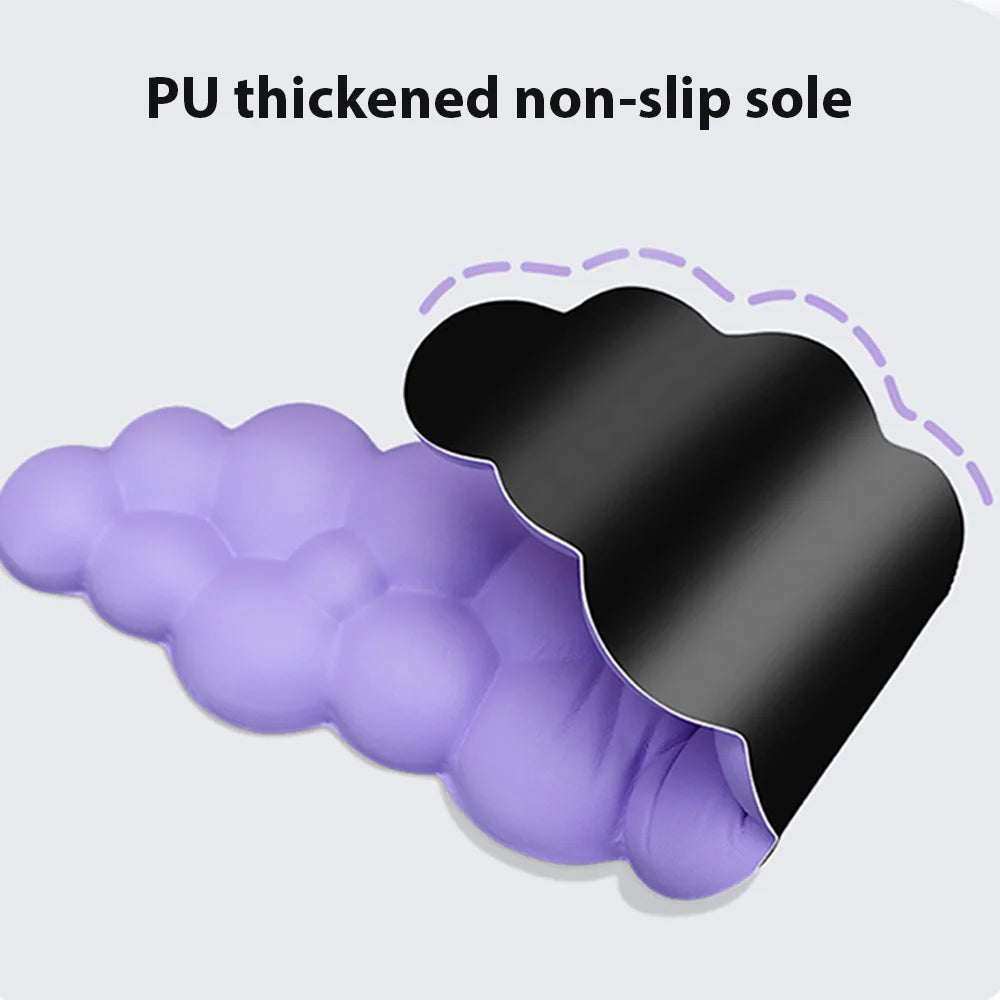Ergonomic Cloud Wrist Rest Mouse Pad & Keyboard Support