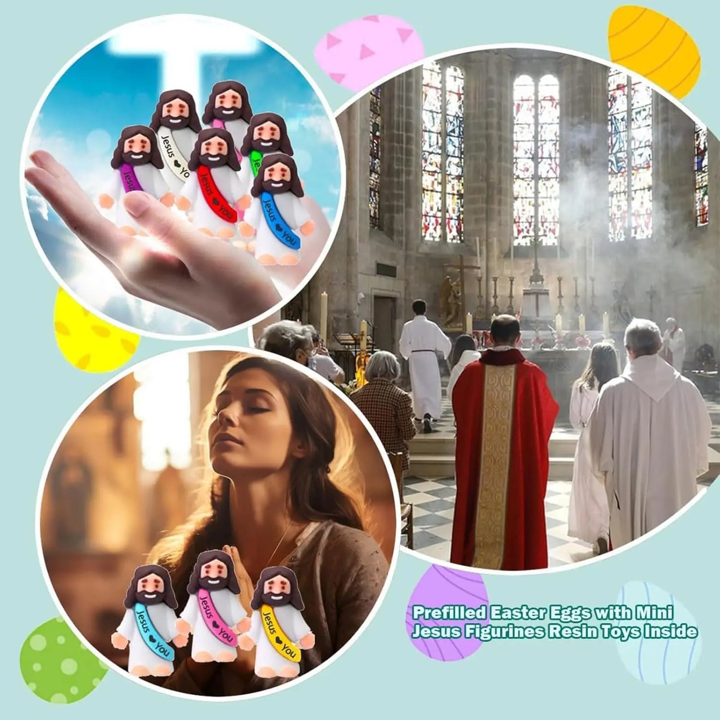 Mini Jesus “Loves You” Figures