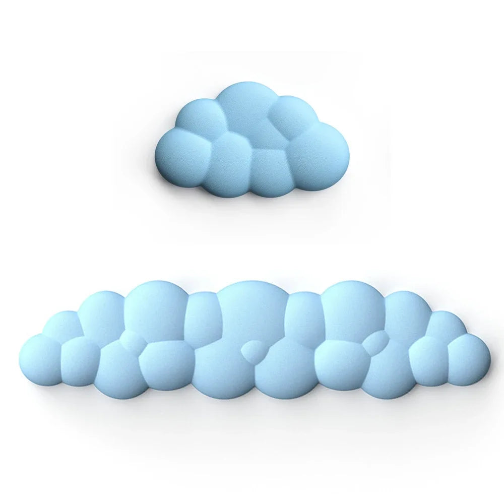 Ergonomic Cloud Wrist Rest Mouse Pad & Keyboard Support