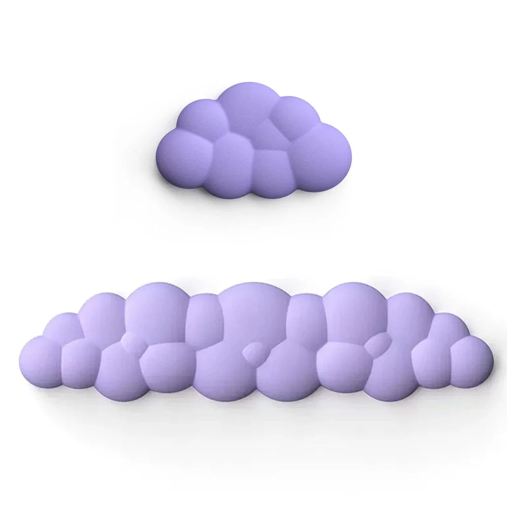 Ergonomic Cloud Wrist Rest Mouse Pad & Keyboard Support
