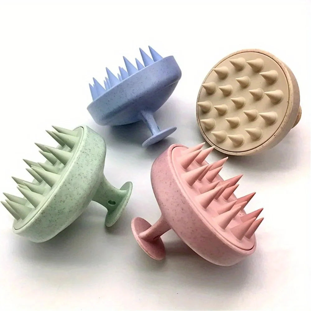 Silicone Scalp Massage Shampoo Brush