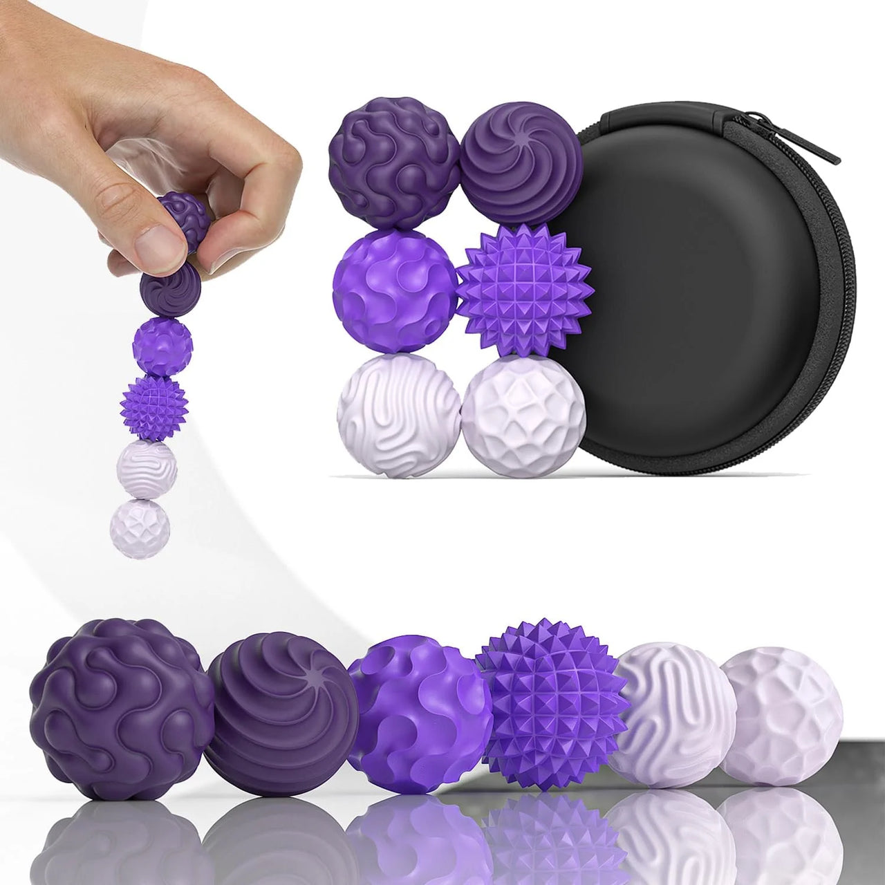 Silicone Magnetic Sensory Balls Fidget Toy